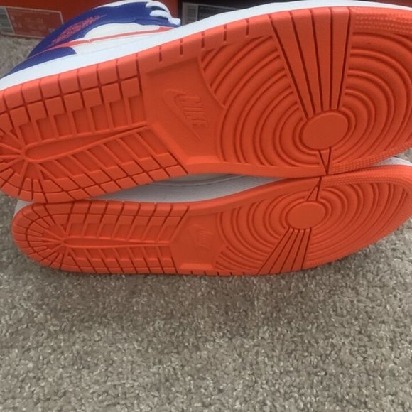 Nike Air Jordan 1 Mid NY Knicks Wheaties  Blue  Orange size US 11 main image 2